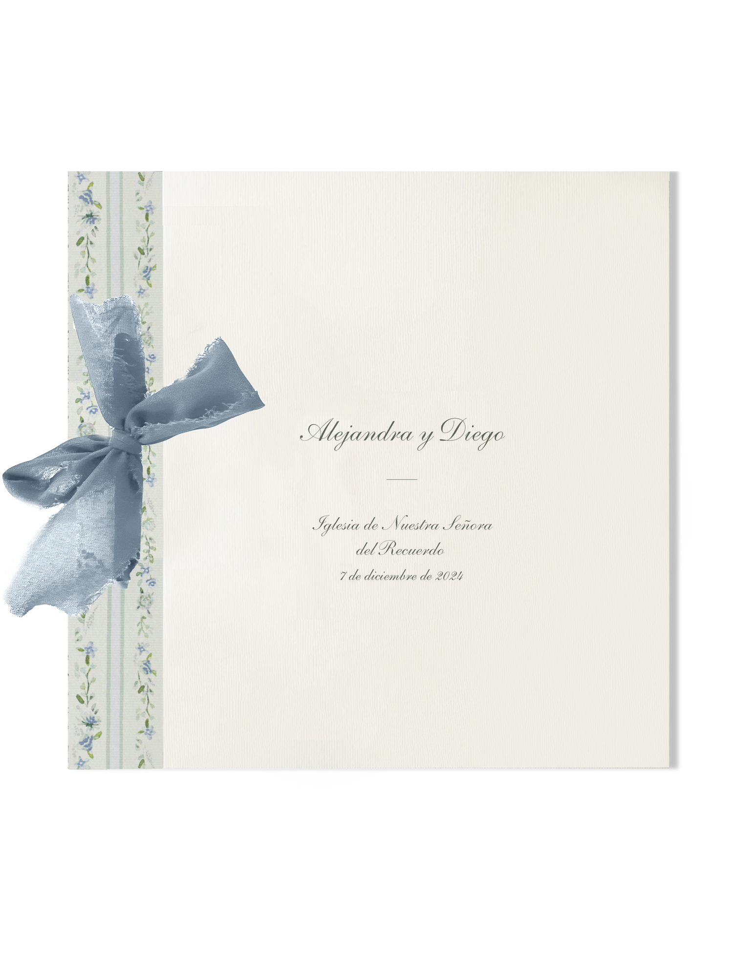 Libro de firmas Pattern PROVENZA AZUL