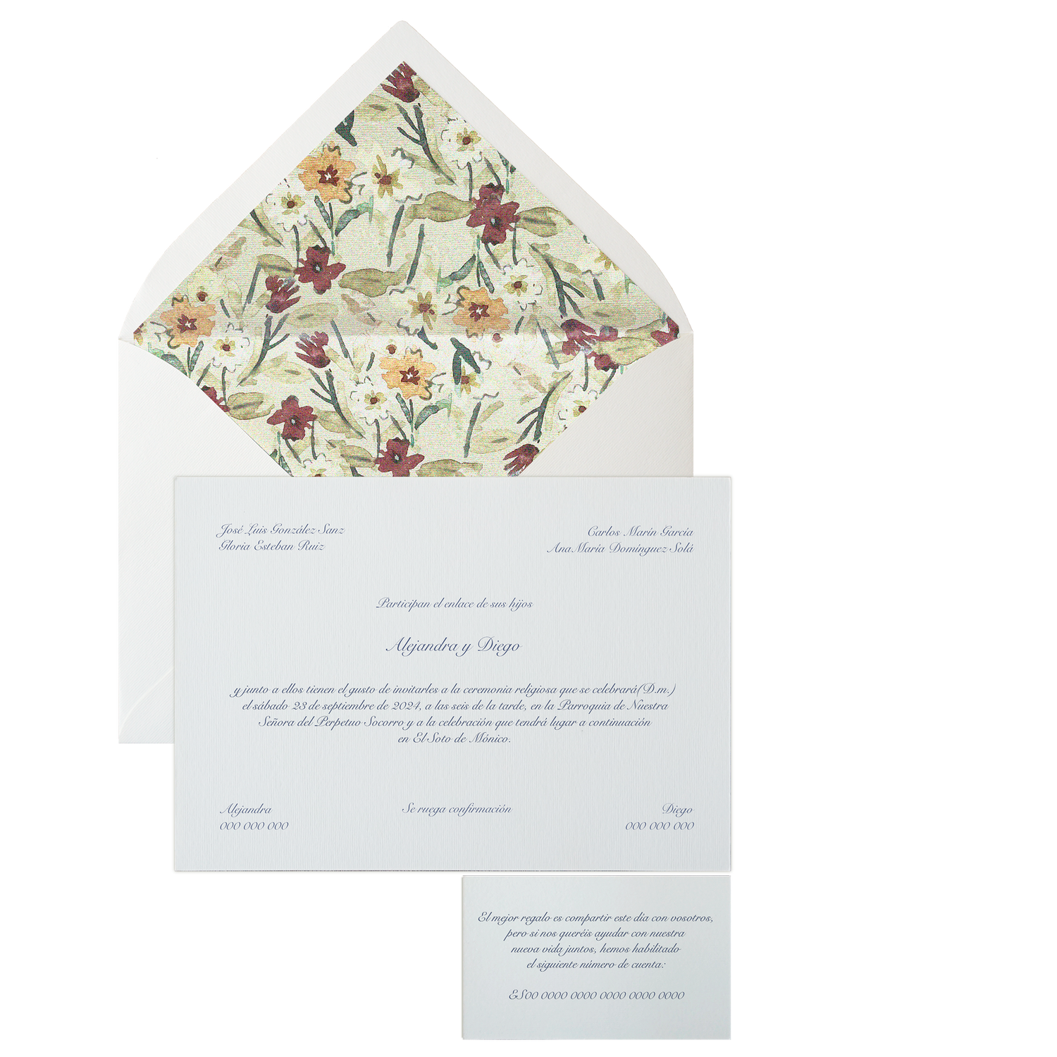 Invitación Pattern SINTRA amarillo