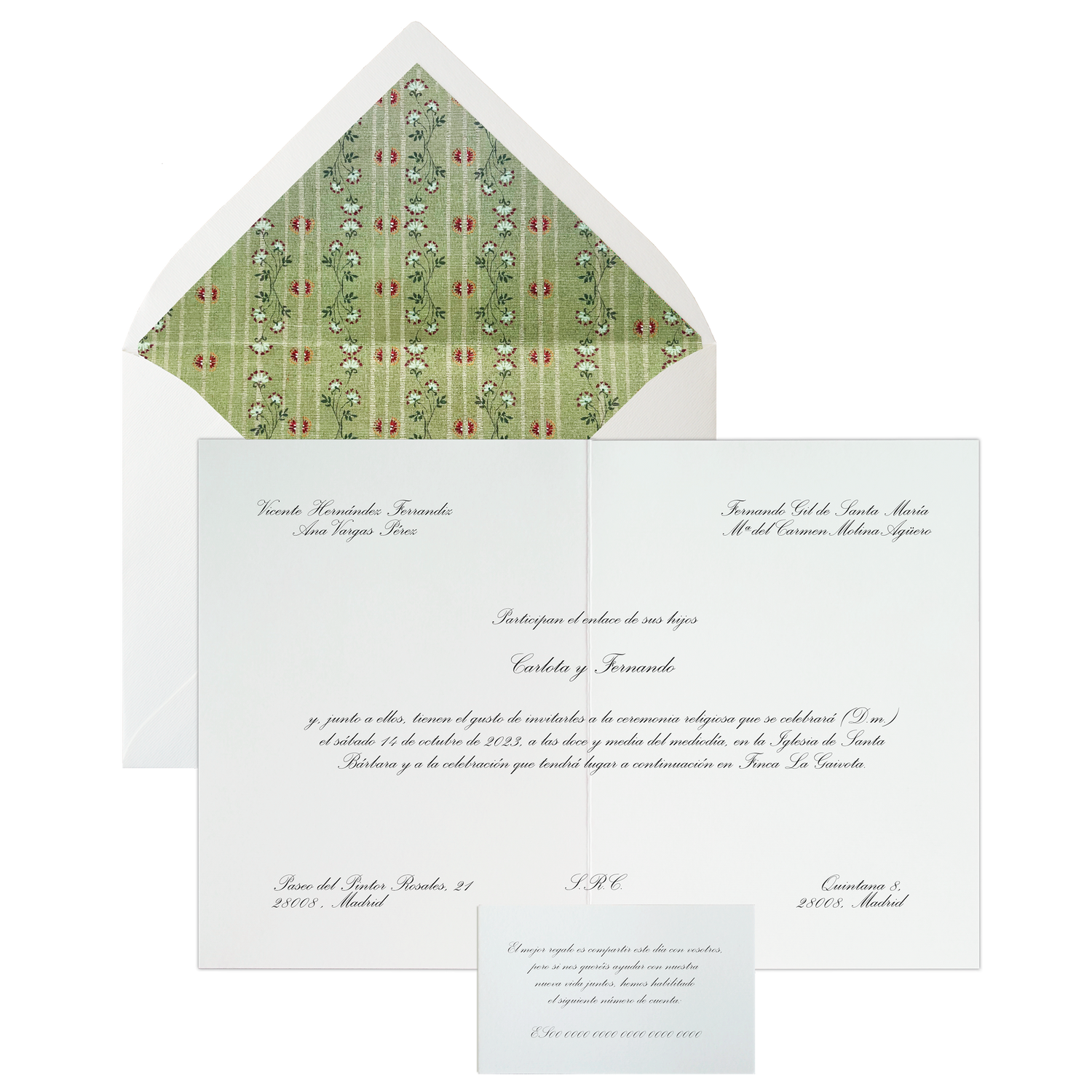 Invitación Pattern WINDSOR