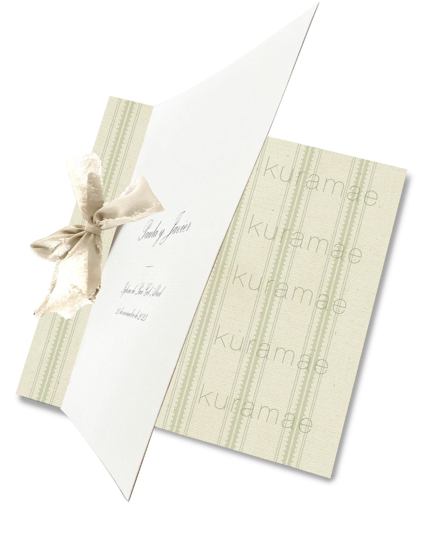 Libro de firmas Pattern BIARRITZ VERDE