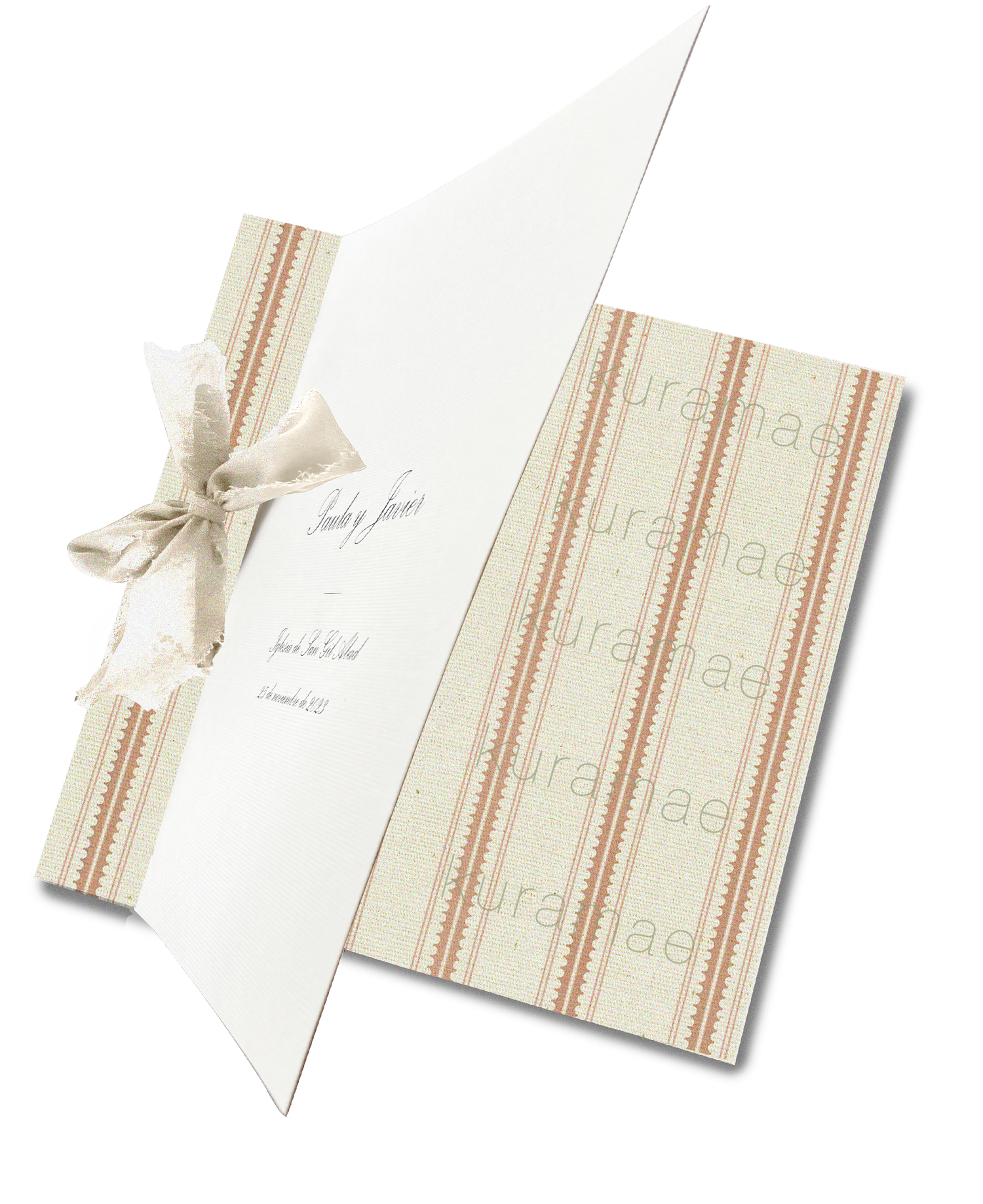 Libro de firmas Pattern BIARRITZ TEJA