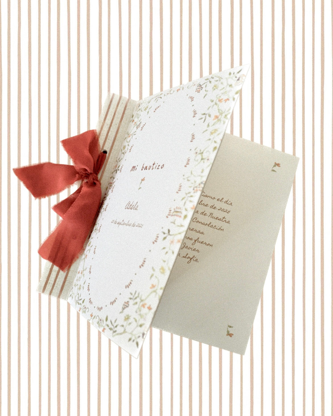 Libro de Bautizo Coral