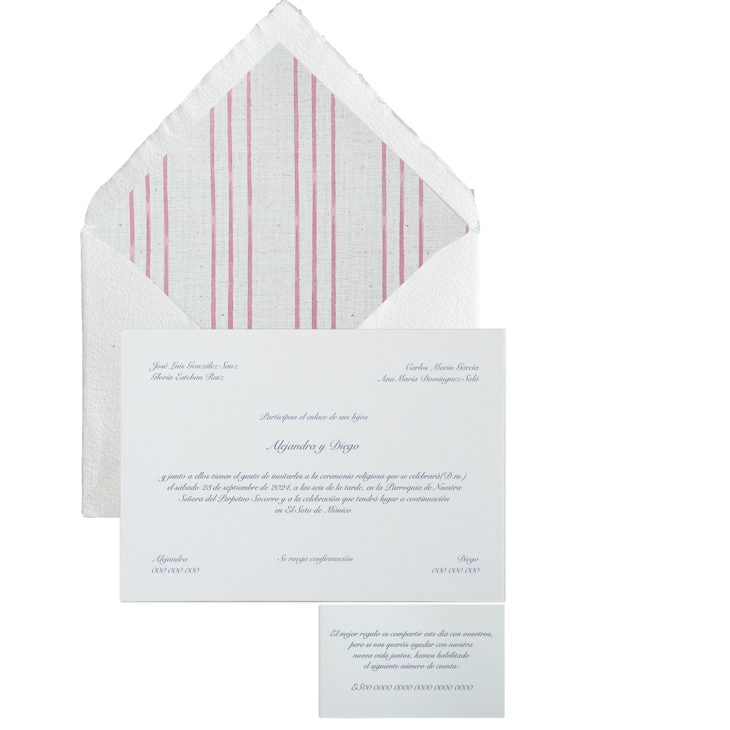 Invitación Pattern RAYAS BURDEOS