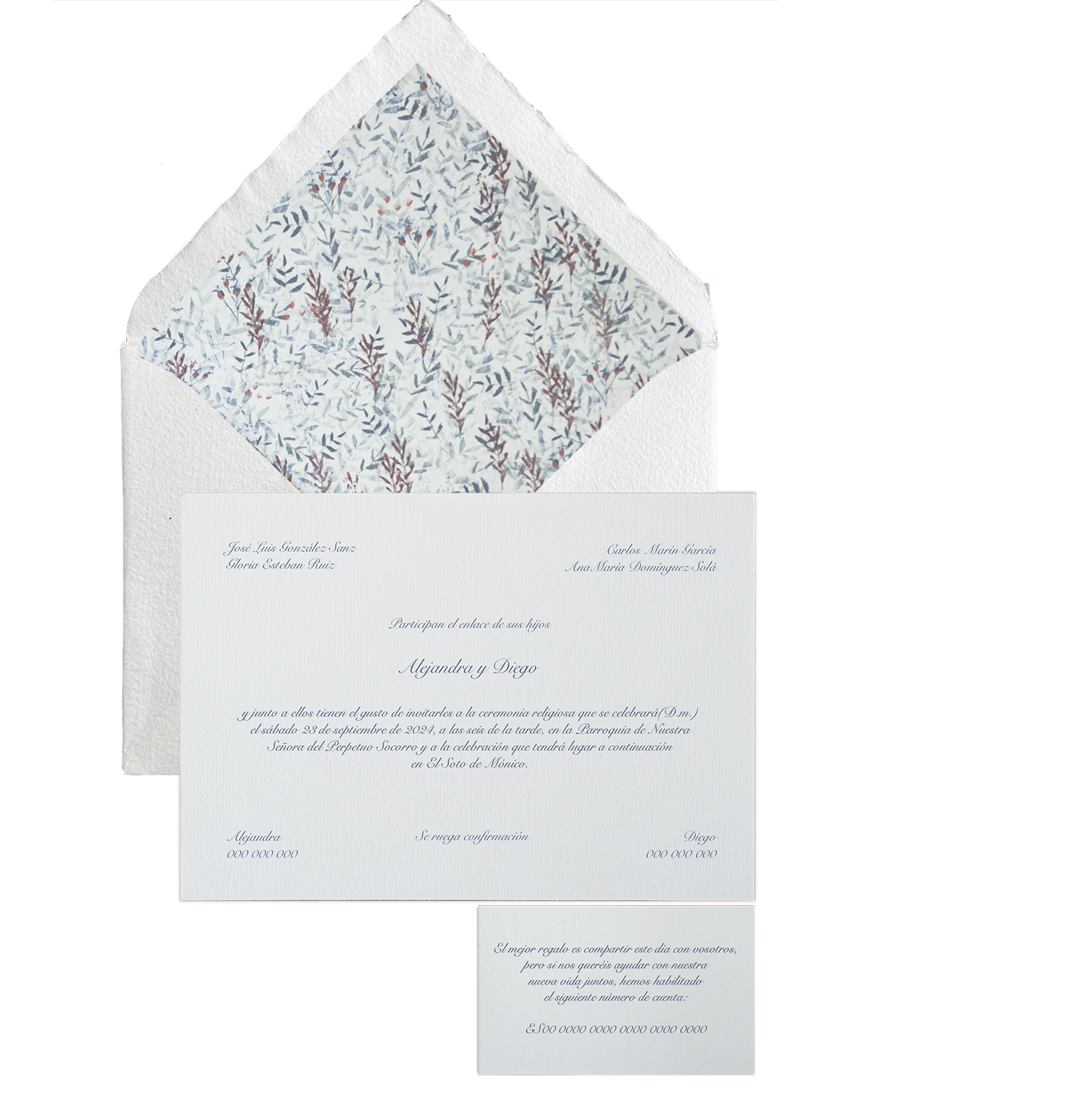 Invitación Pattern ALPES FRÍO