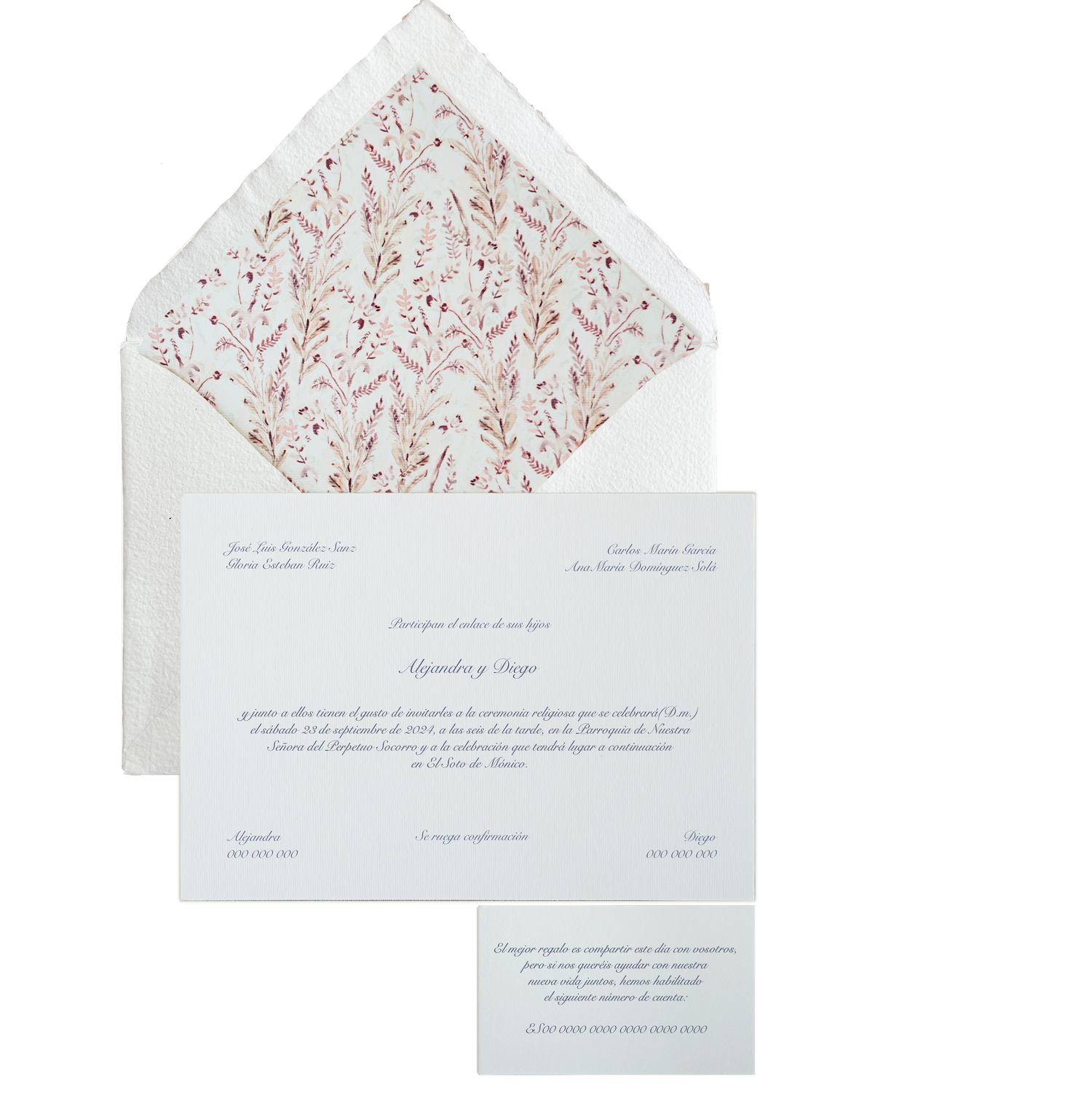 Invitación Pattern BOSQUE OTOÑO