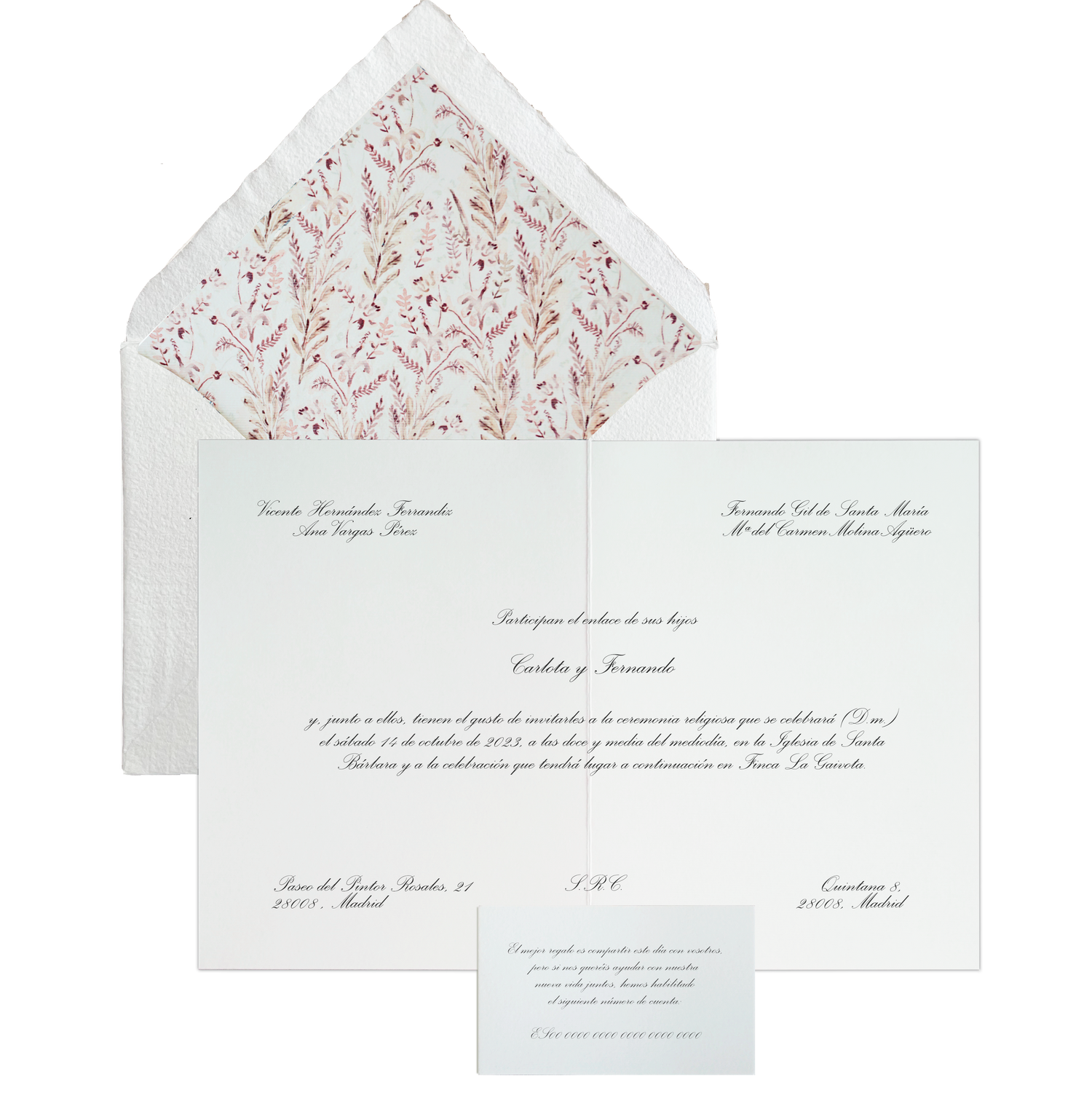 Invitación Pattern BOSQUE OTOÑO