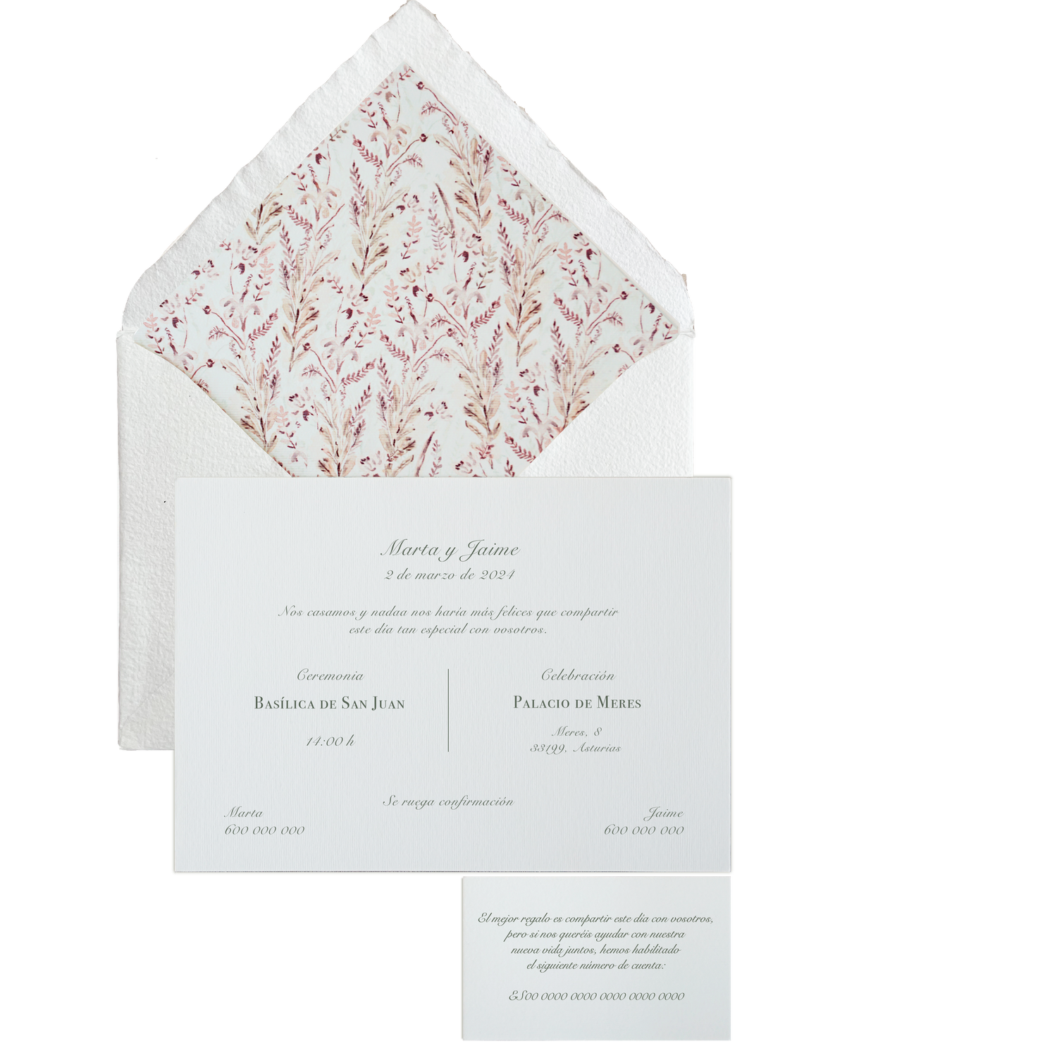 Invitación Pattern BOSQUE OTOÑO