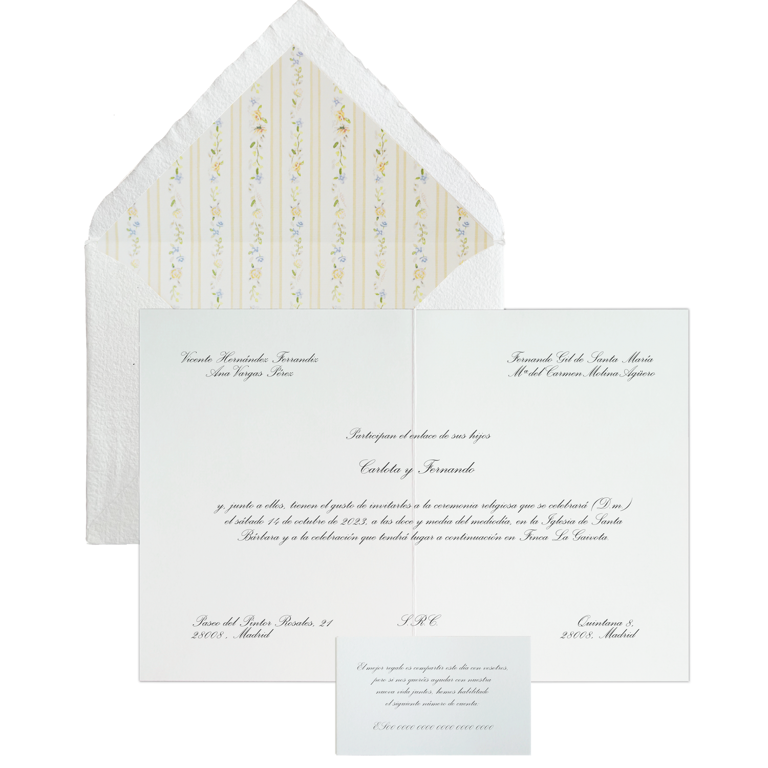 Invitación Pattern PROVENZA BEIGE