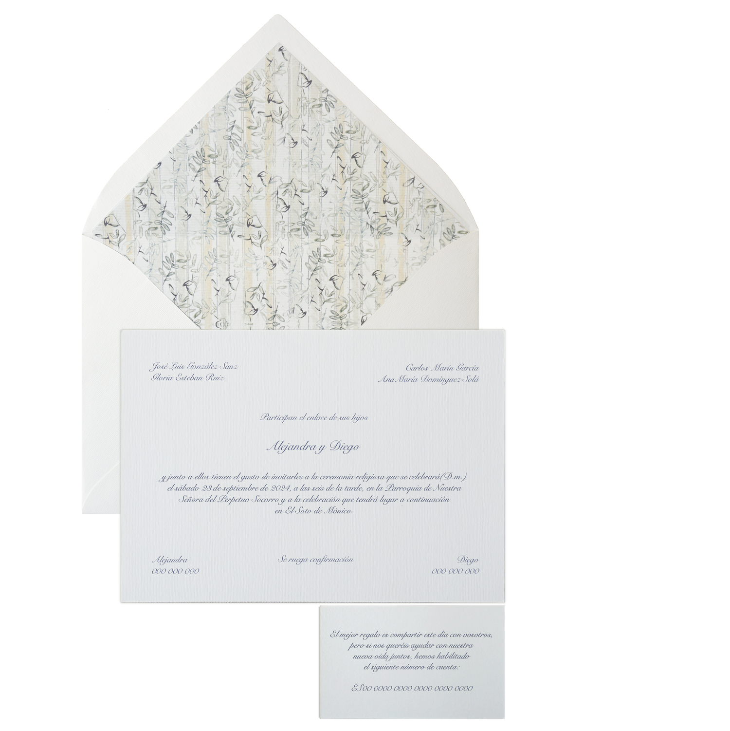 Invitación Pattern BORDEAUX RAYAS