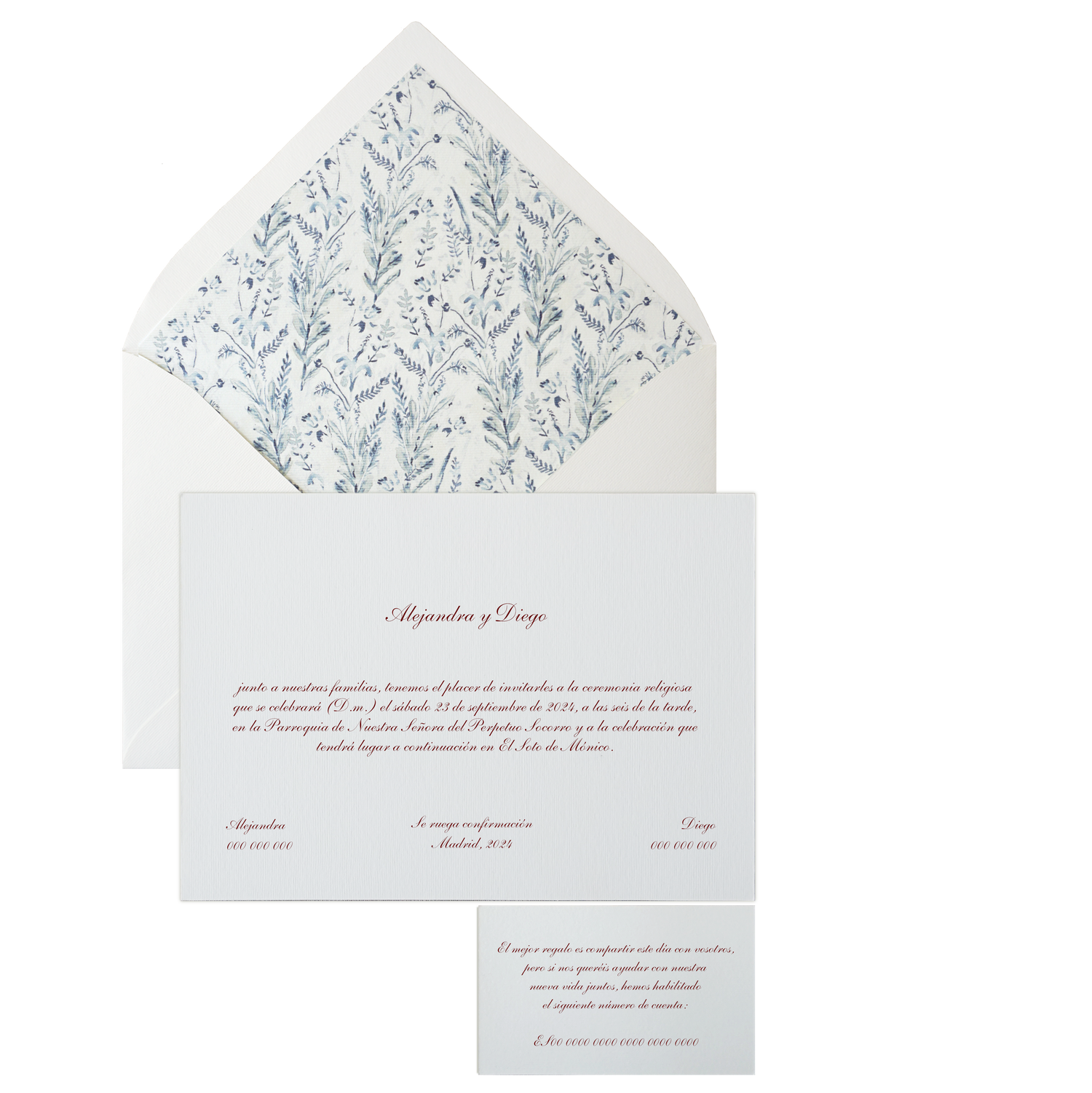 Invitación Pattern BOSQUE