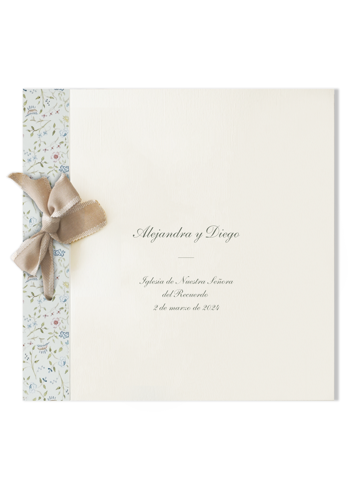 Libro de firmas Pattern BOTÁNICO