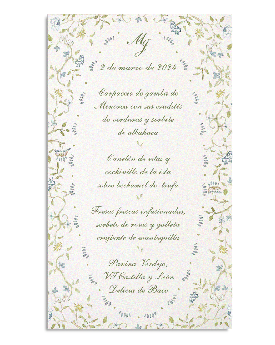 Minuta Pattern Botánico