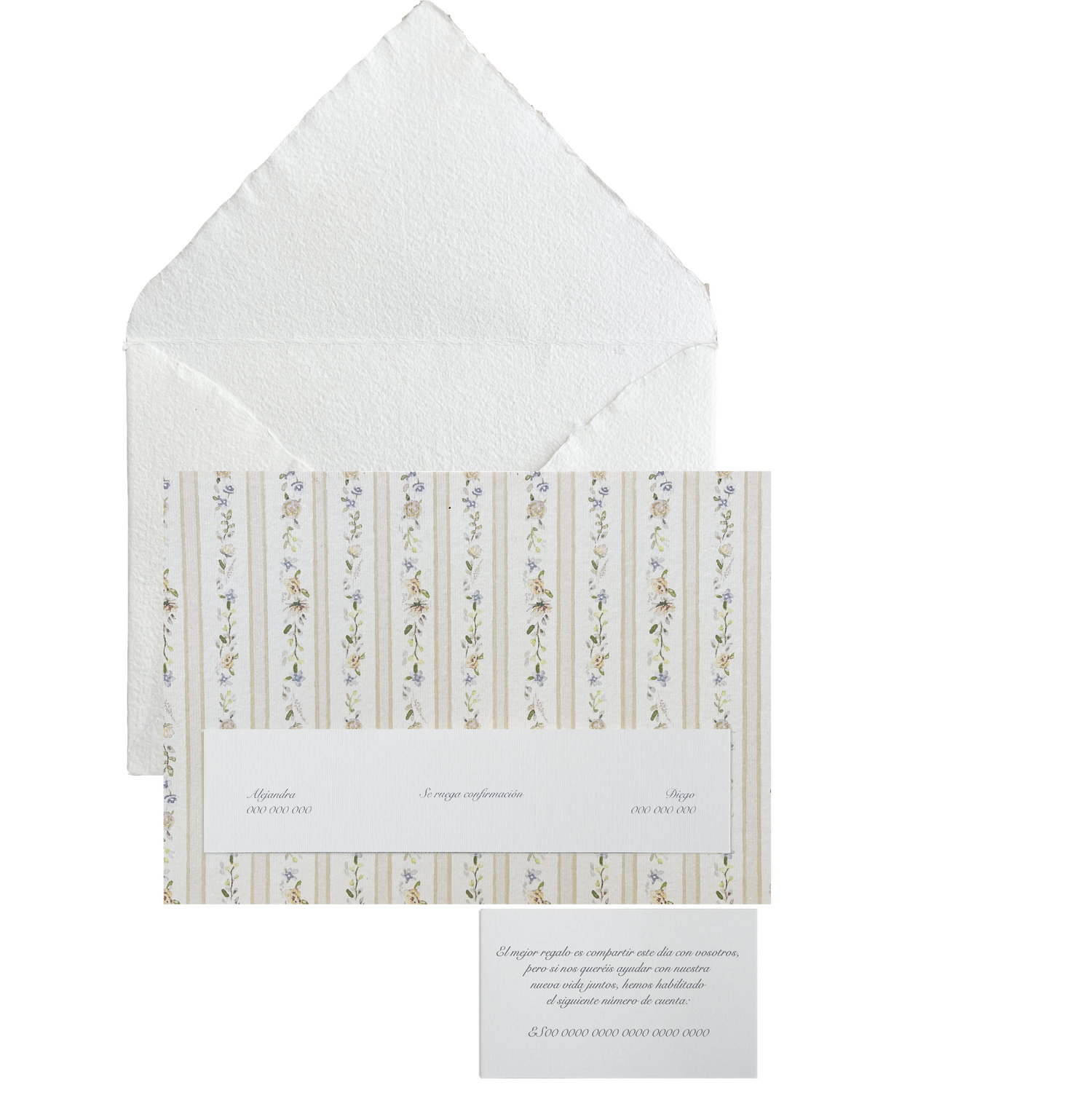 Invitación Carpeta PROVENZA BEIGE