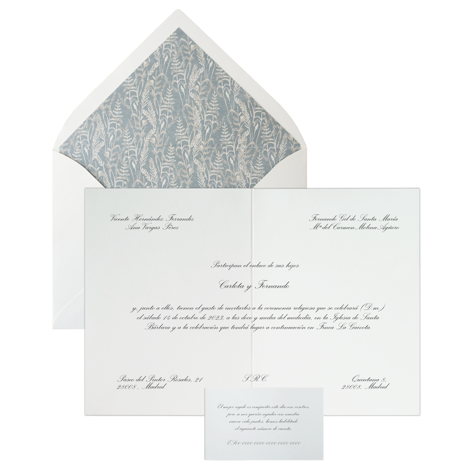 Invitación Pattern CAMPO OSCURO