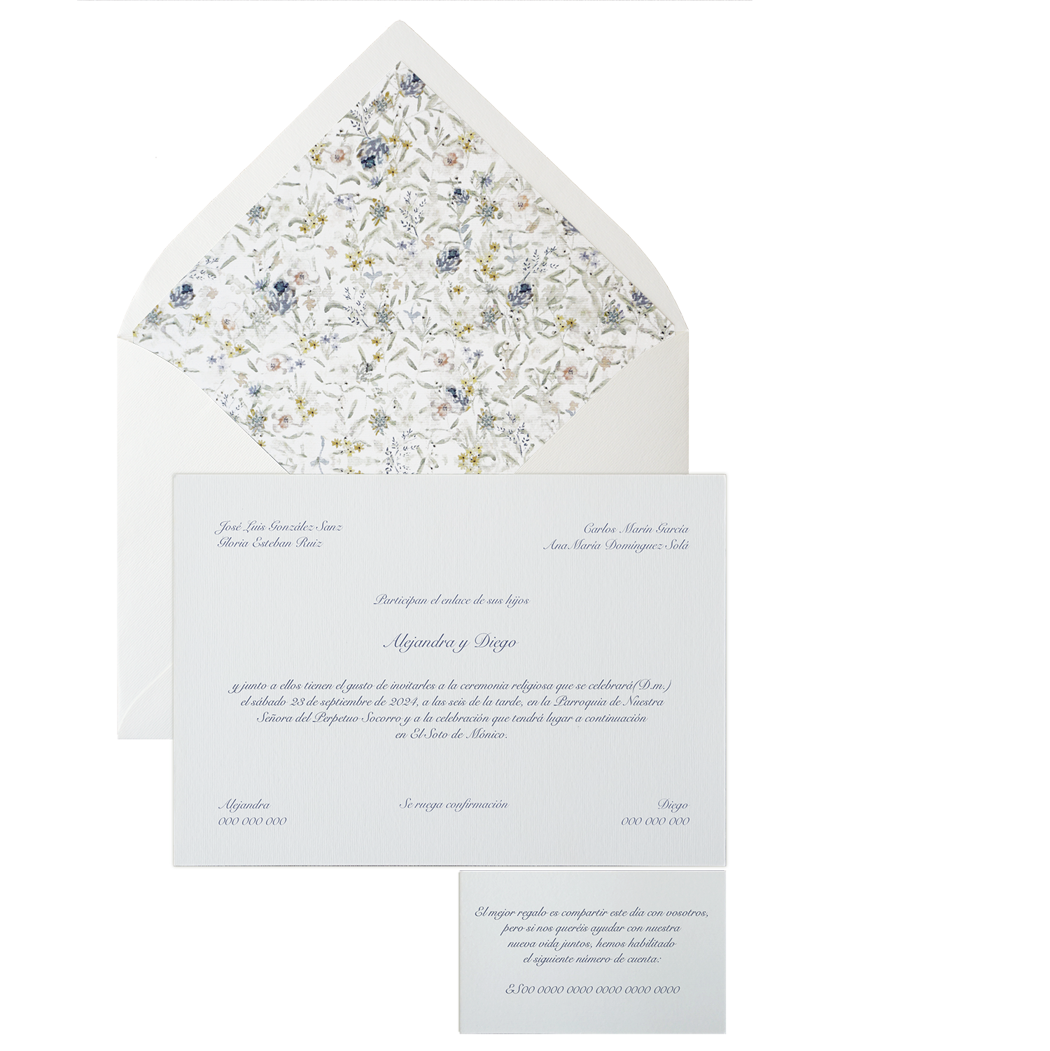 Invitación Pattern COSTA AZUL