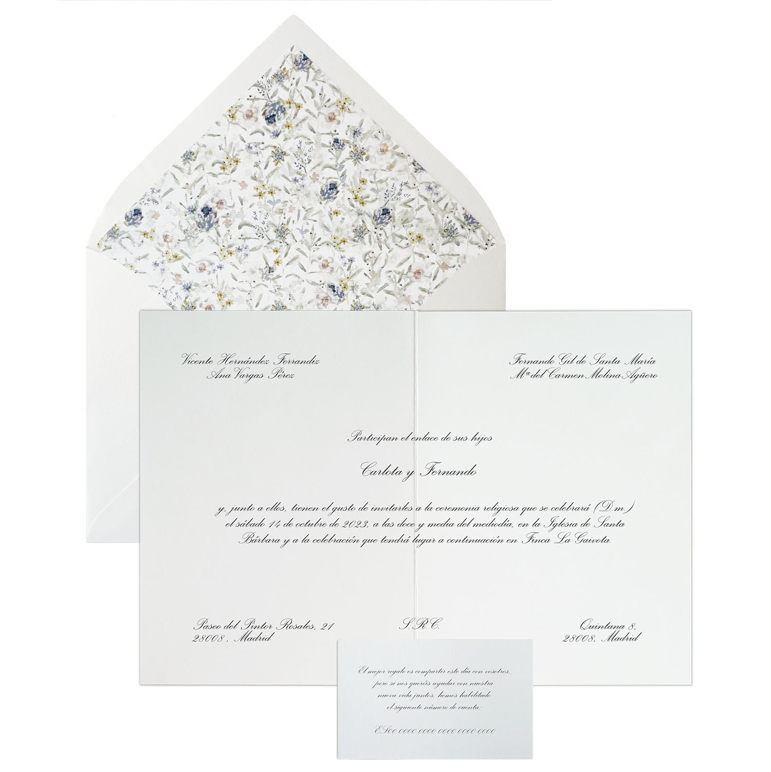 Invitación Pattern COSTA AZUL