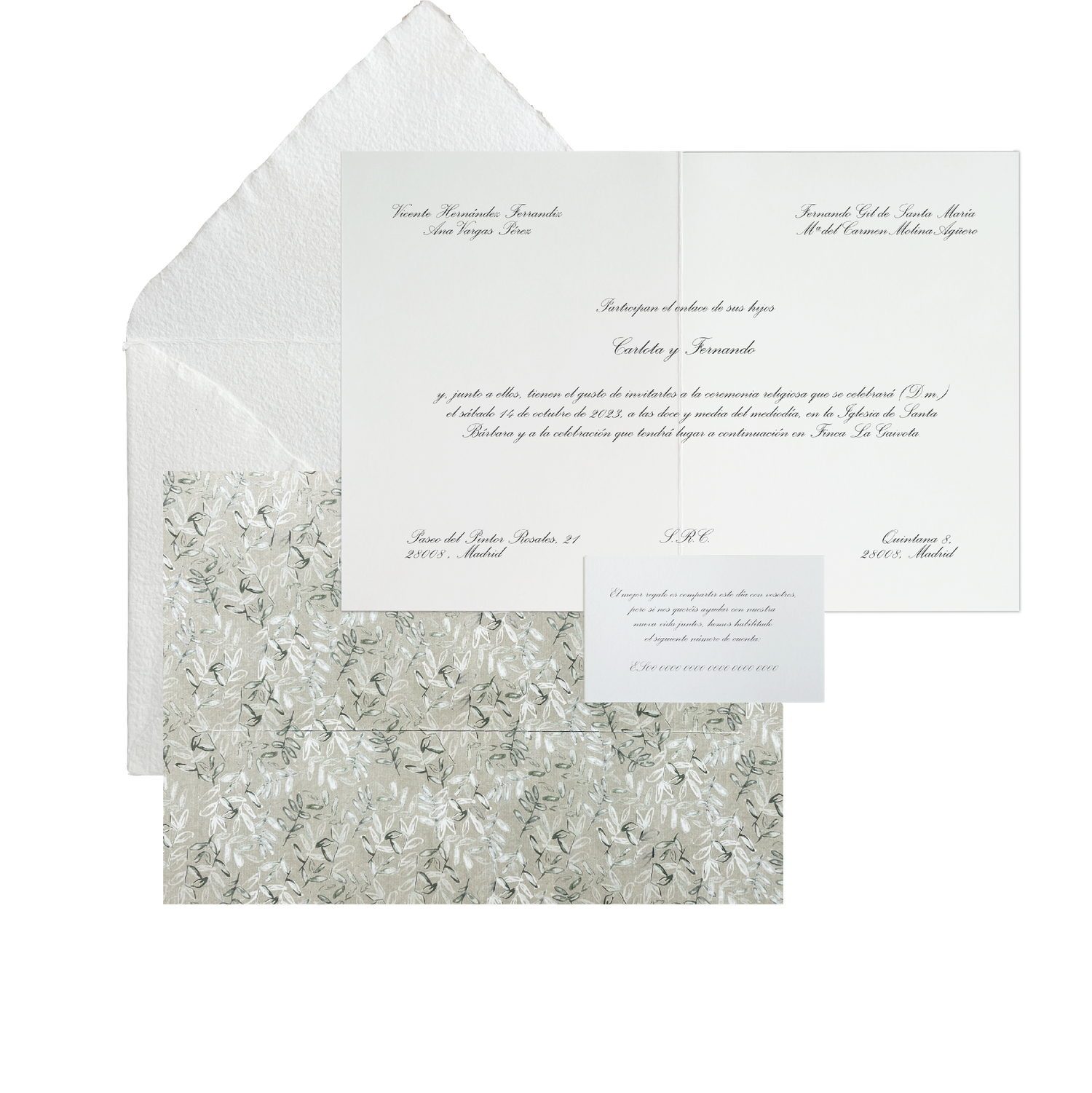 Invitación Carpeta BORDEAUX OSCURO