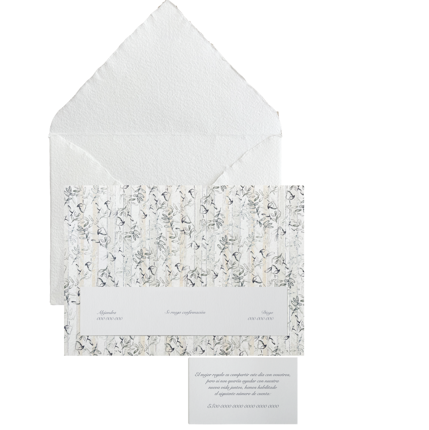 Invitación Carpeta BORDEAUX RAYAS