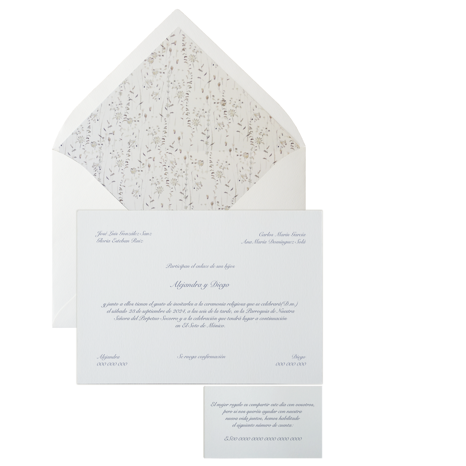 Invitación Pattern LE CHAMP