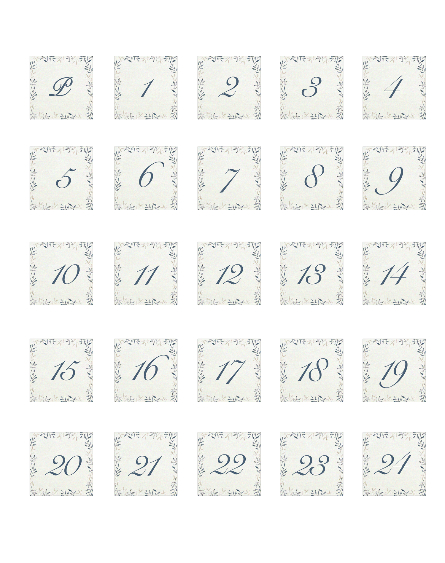 Mesero Pattern Hojas