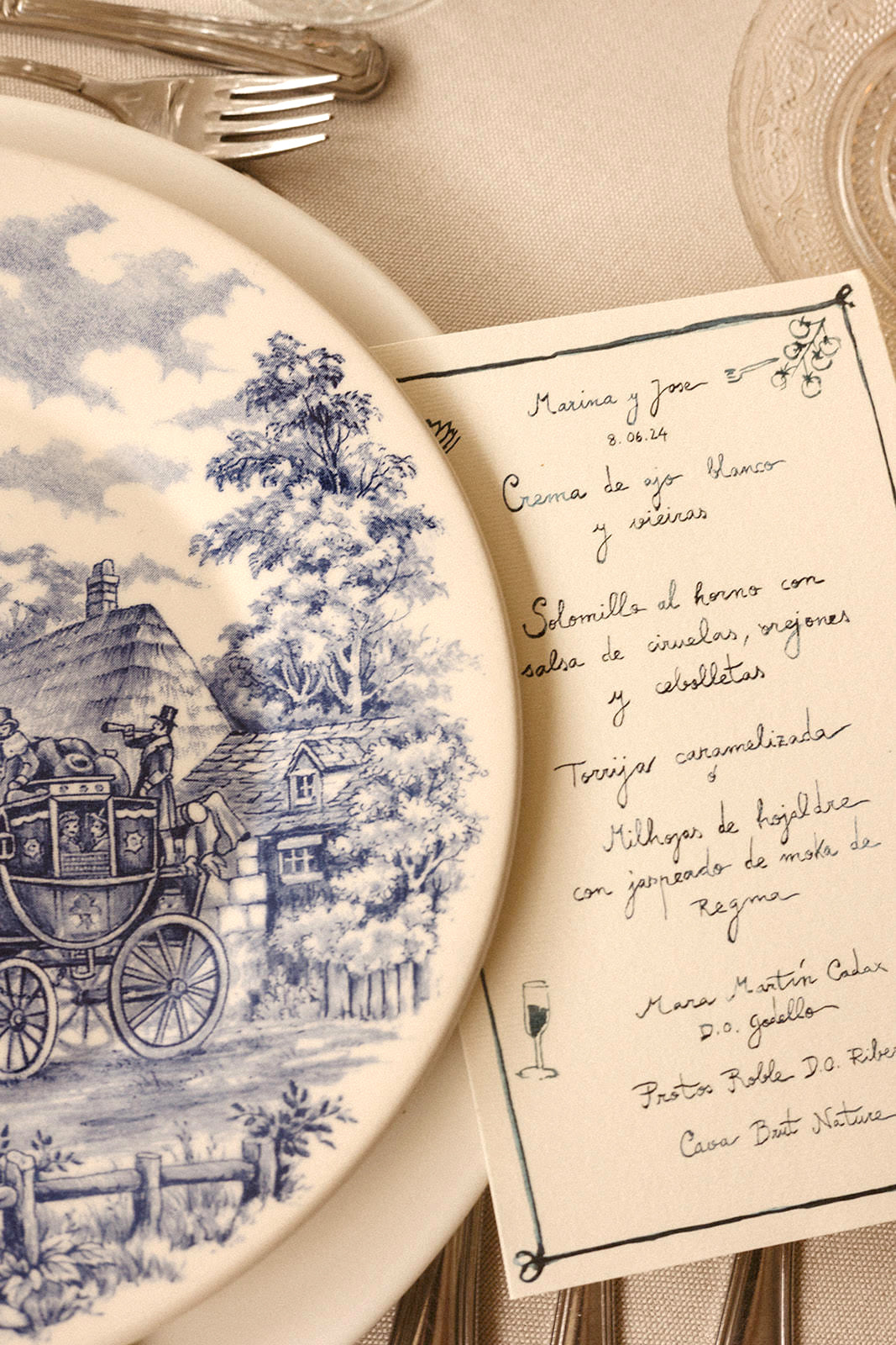 Minuta Pattern Marco Azul