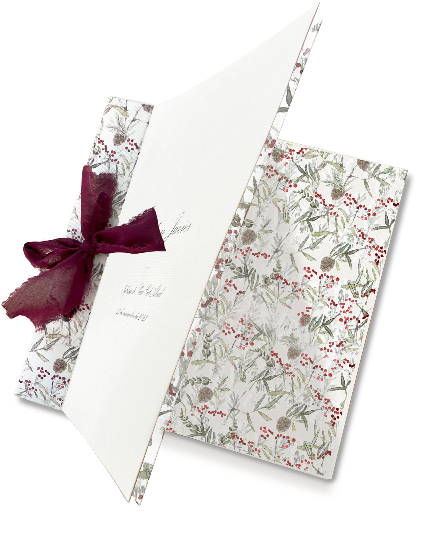 Libro de firmas Pattern DICIEMBRE