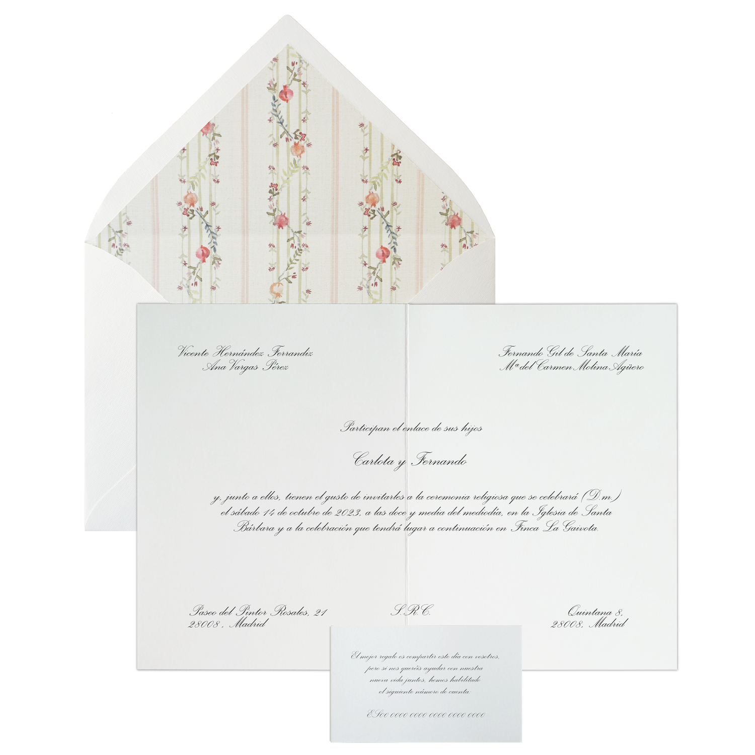 Invitación Pattern PROVENZA GRANADA