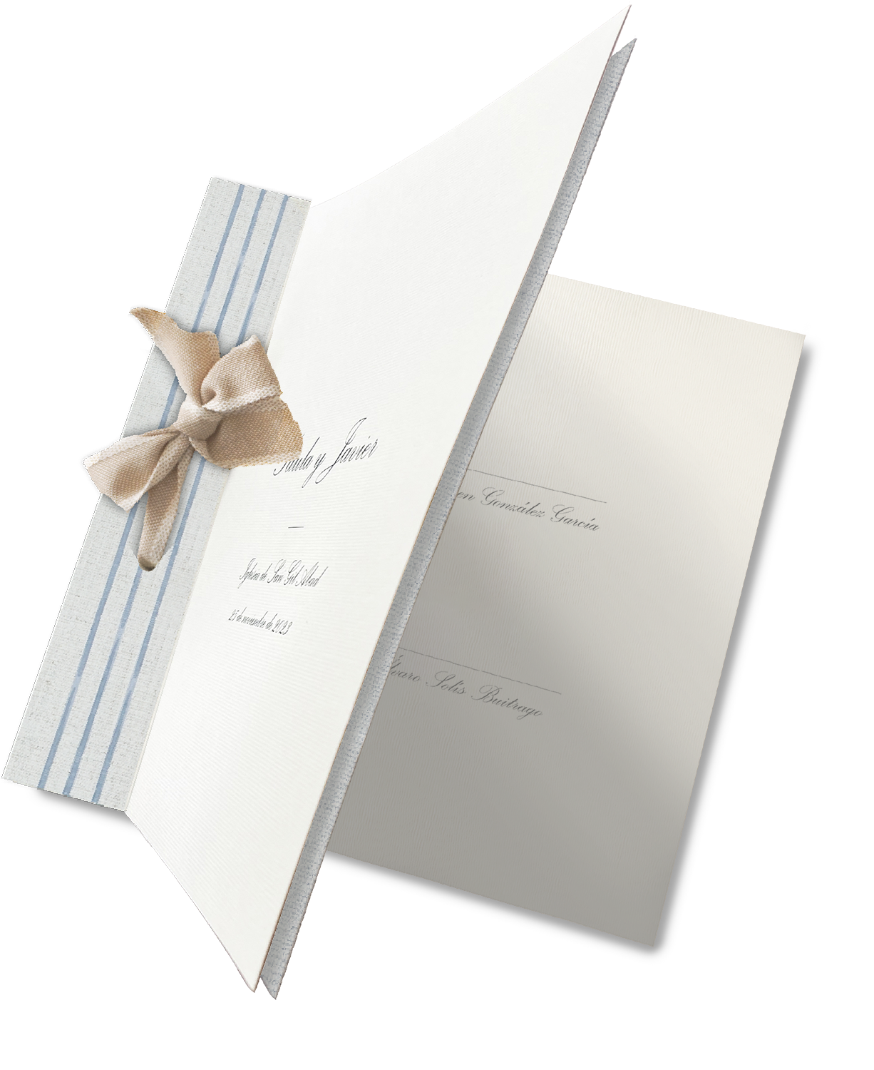 Libro de firmas Pattern RAYAS AZULES