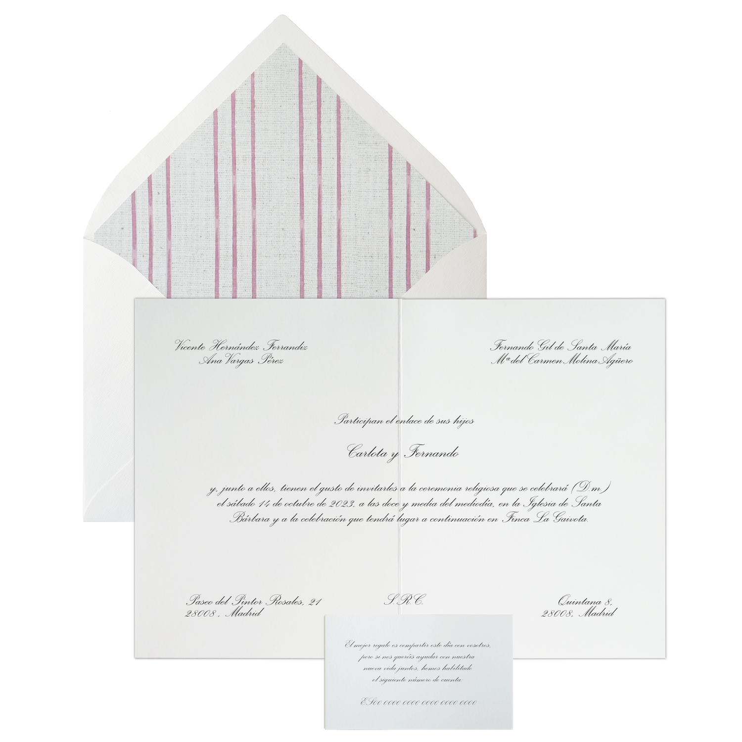 Invitación Pattern RAYAS BURDEOS