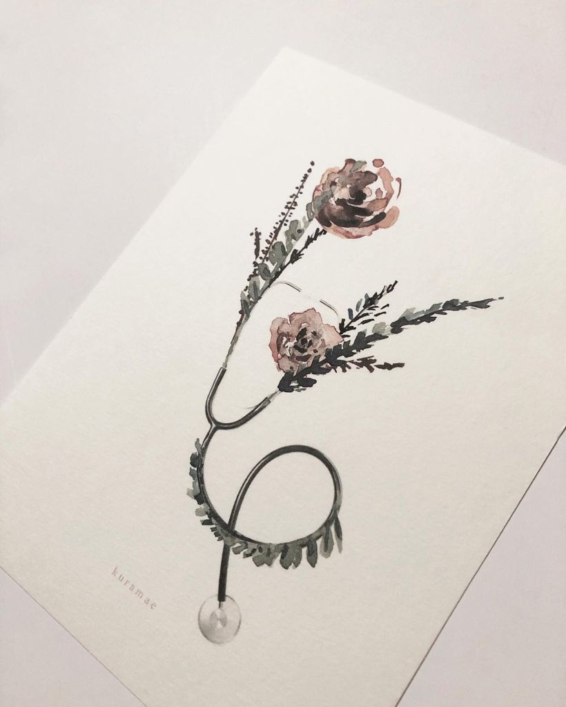 Fonendo rosas