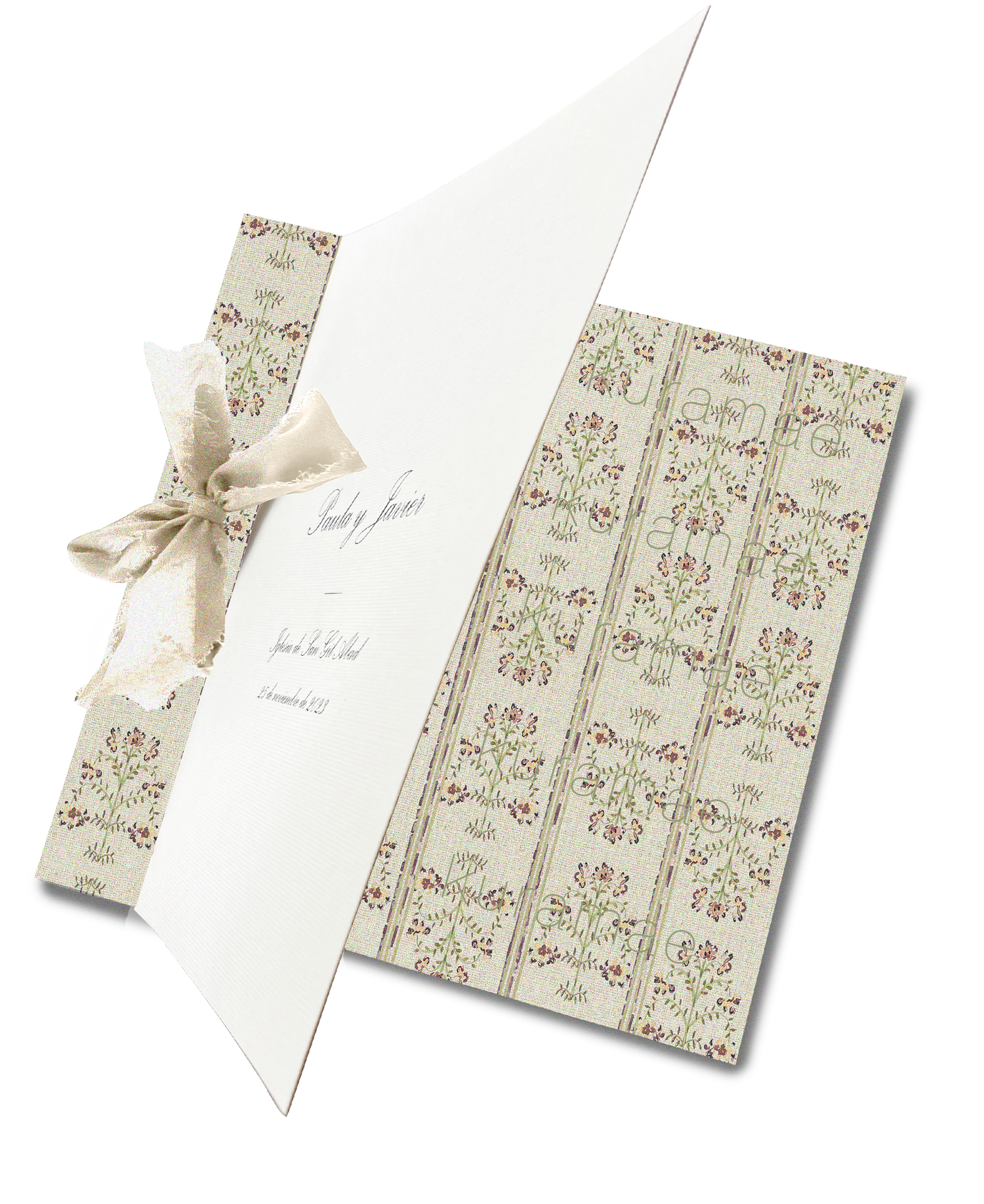Libro de firmas Pattern CHATEAU LINO