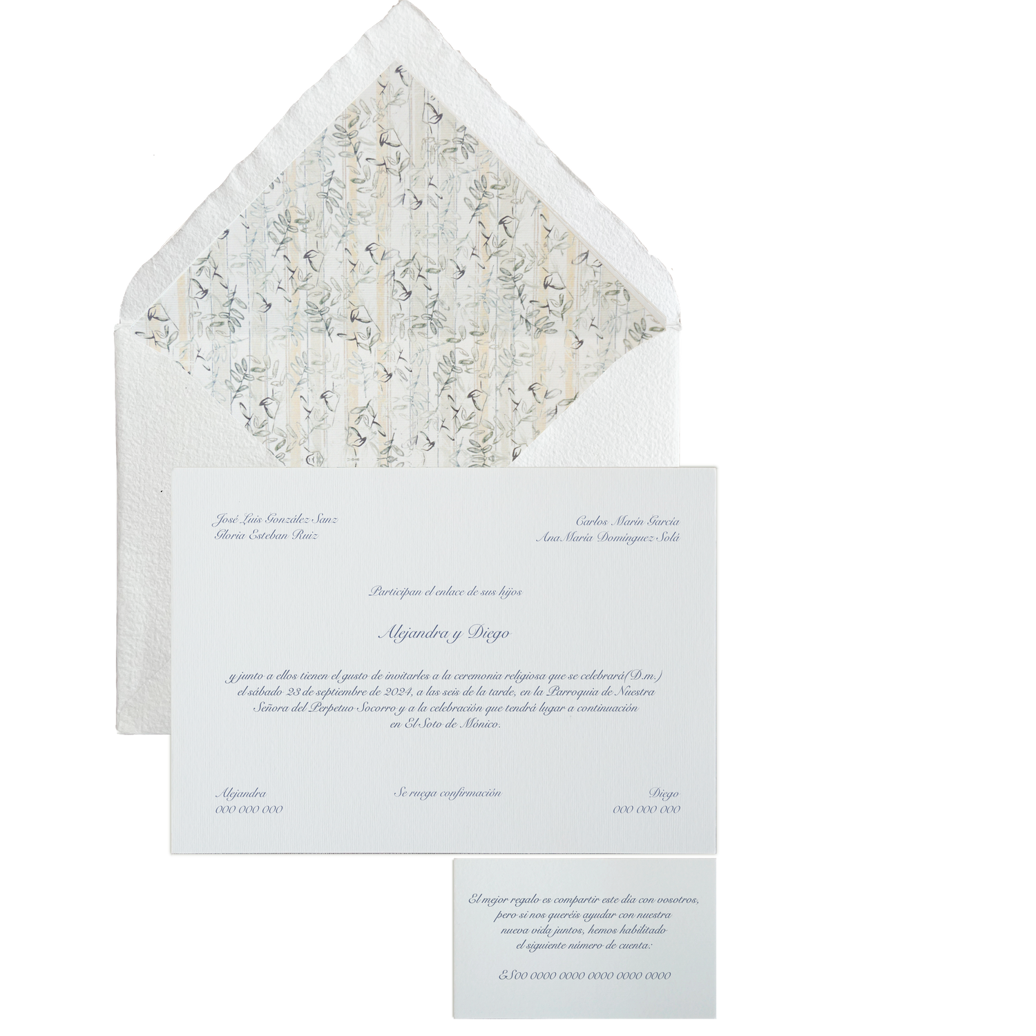 Invitación Pattern BORDEAUX RAYAS