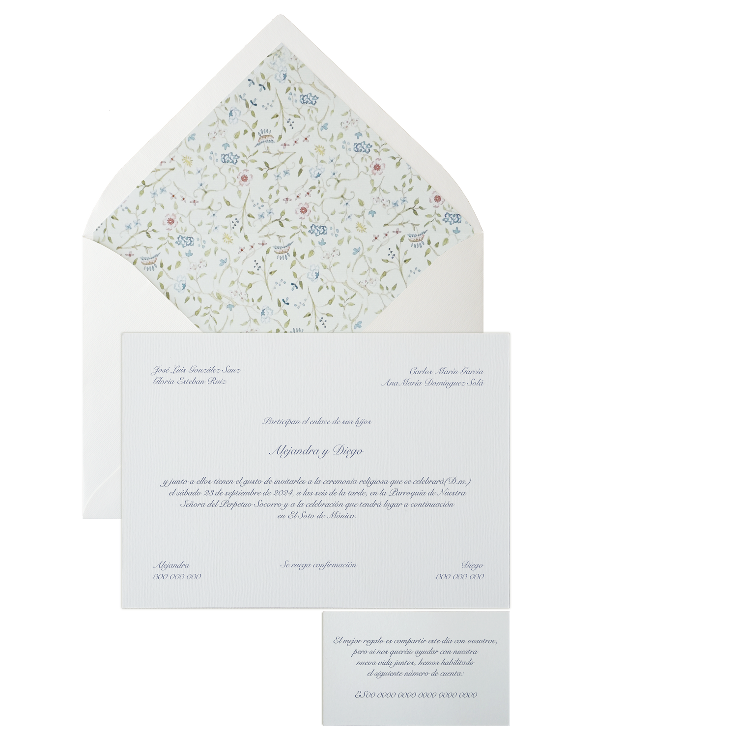 Invitación Pattern BOTÁNICO