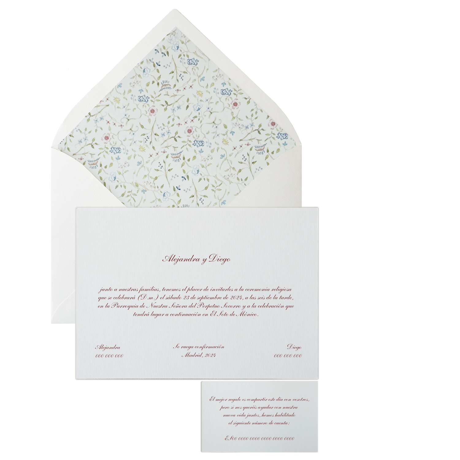 Invitación Pattern BOTÁNICO