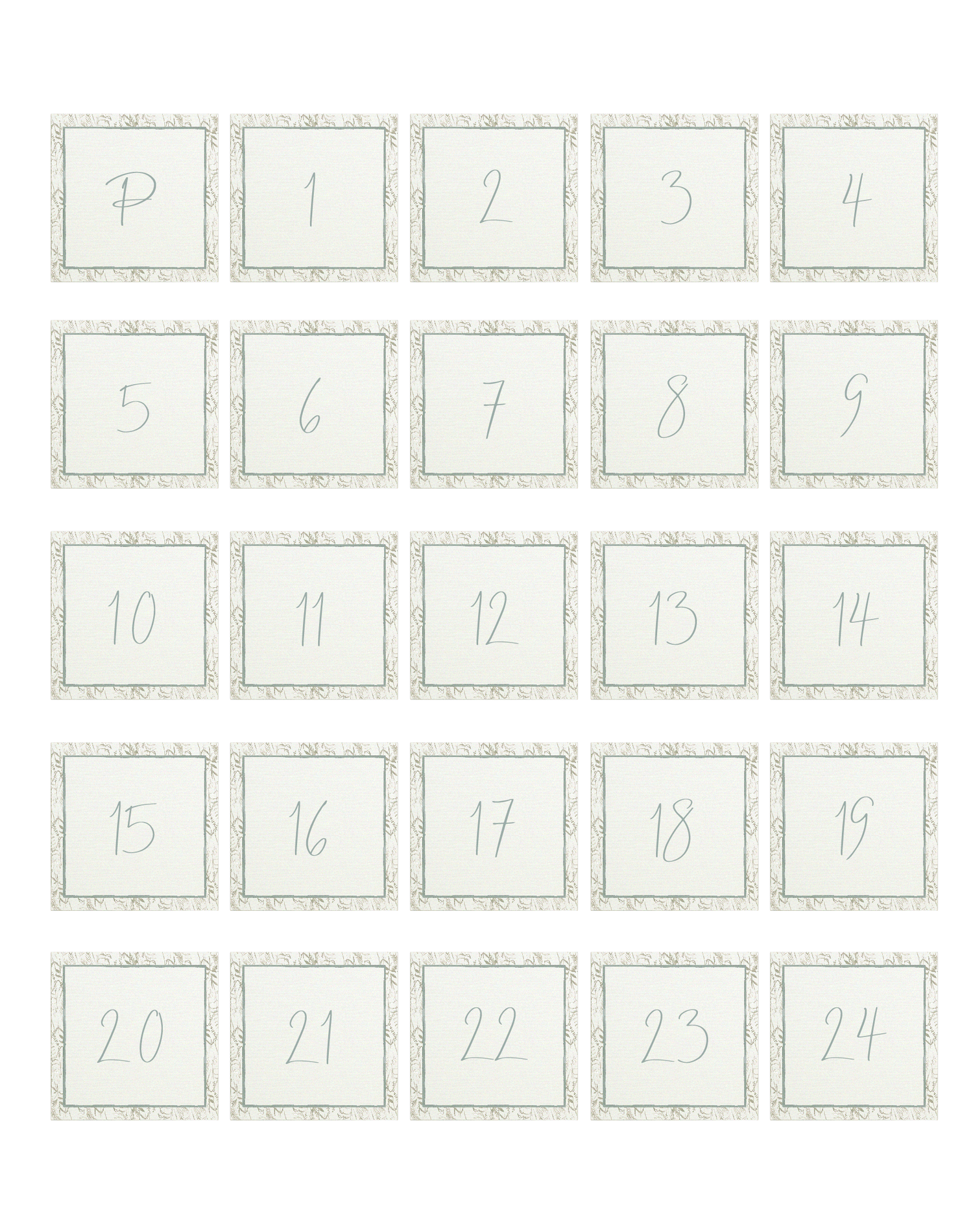 Mesero Pattern Campo